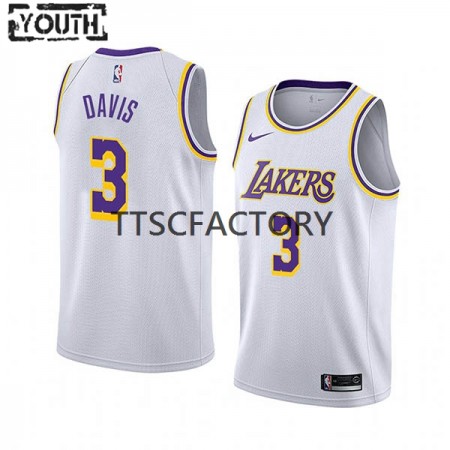 Dres Los Angeles Lakers Anthony Davis 3 Nike 2022-23 Association Edition Bijela Swingman - Dječji